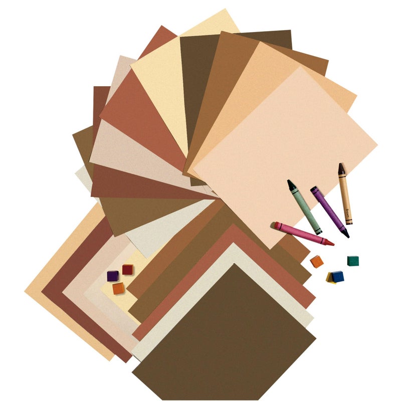 Pacon Multicultural Construction Paper, 9"x12", 50/PK, Assorted - Image 1